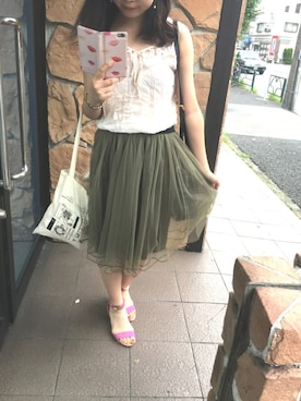 yuu ...♩#さん（レディース・163cm）の夏コーディネート