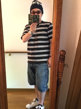 「ADDICT（アディクト）のアイテム」を使った、unknownresearchさん（メンズ・165cm）の夏コーディネート