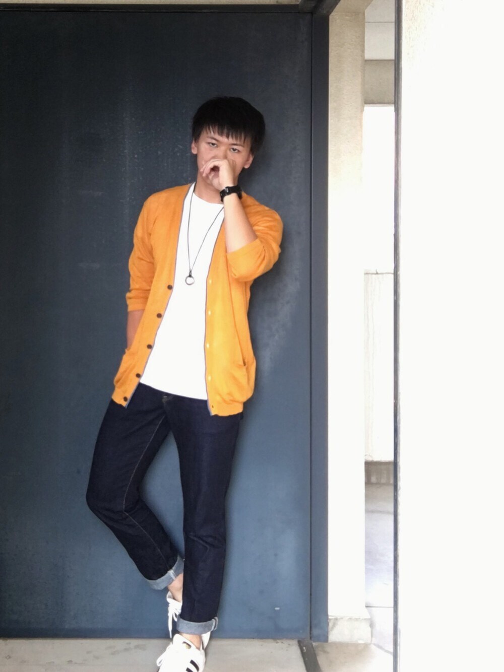 TAKUYA∞ 着用 カーディガン 寒く ノルディックカーディガン