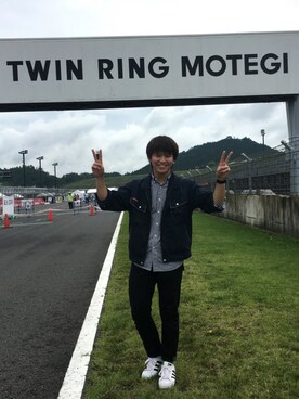 「ラブ＆ピース2016」｜「アイテム（その他アウター）」を使った、Takuya∞さん（メンズ・170cm）の秋コーディネート