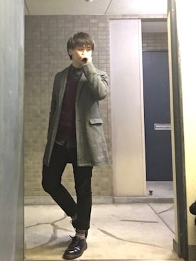 Takuya∞さん（メンズ・170cm）の冬コーディネート
