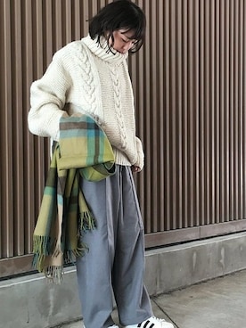 「relume」｜JOURNAL STANDARD relume 豊洲店 スタッフさん（レディース・162cm）の冬コーディネート