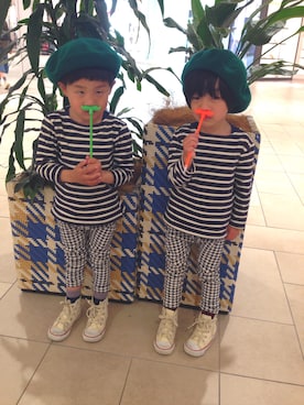 「FLYING TIGERS（フライングタイガー）のアイテム（その他）」を使った、yun☺︎さん（キッズ・100cm）の春コーディネート