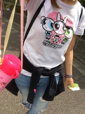 「子どもとお出かけ」｜Yukiさん（レディース・160cm）の春コーディネート