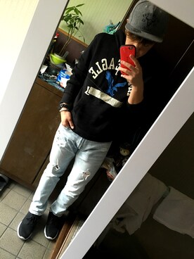 「SEVEN UNION（セブンユニオン）のアイテム」を使った、HAYAさん（メンズ・169cm）の春コーディネート