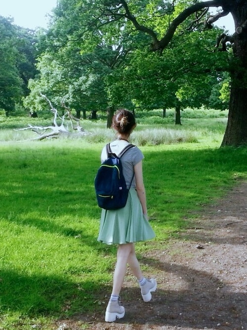 ipyiさんの「ROLL POCKET CROP TEE/ロールポケットクロップTシャツ（TOPSHOP）」を使ったコーディネート