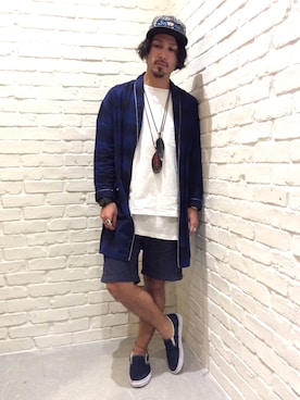 「BEAMS（ビームス）のアイテム（その他アウター）」を使った、ビームス 神戸さん（メンズ・176cm）の春コーディネート