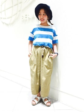 「INFIELDER DESIGN（インフィールダーデザイン）のアイテム」を使った、ビームス 神戸さん（レディース・151cm）の春コーディネート
