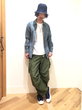 「MONITALY（モニタリー）のアイテム」を使った、ビームス 神戸さん（メンズ・183cm）の夏コーディネート