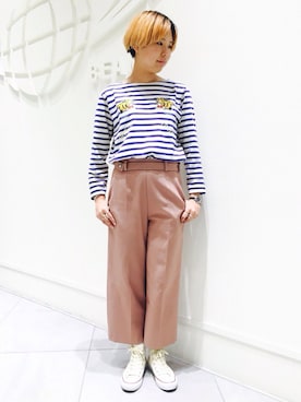 「TAILOR TOYO」｜ビームス 神戸さん（レディース・161cm）の秋コーディネート