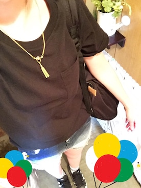 「SpRay PREMIUM（スプレイプレミアム）のアイテム（アクセサリー）」を使った、me.さん（レディース・155cm）の夏コーディネート