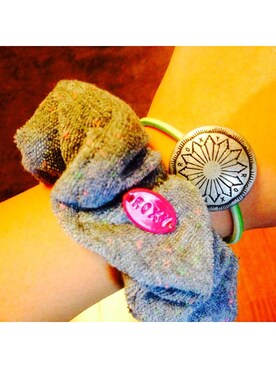 「ROXY（ロキシー）のアイテム（アクセサリー）」を使った、ukaさん（レディース・153cm）の春コーディネート