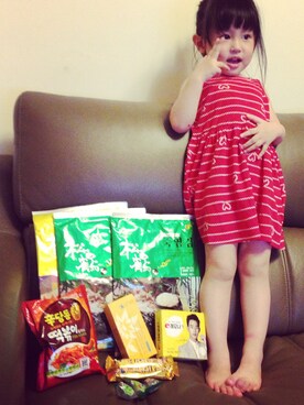 「アイテム（その他トップス）」を使った、Jessieさん（キッズ・90cm）の夏コーディネート