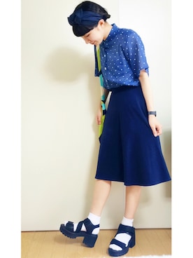 りなっぷ🌼さん（レディース・152cm）の春コーディネート