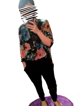 「SLY LANG（スライラング）のアイテム（パンツ）」を使った、ckdさん（レディース・155cm）の春コーディネート