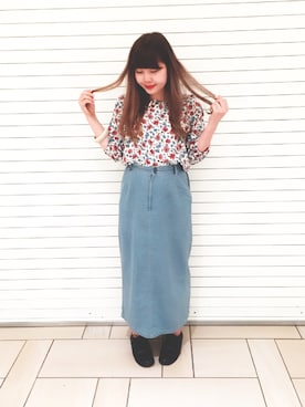 「Linetta」｜nakamura  shiorlさん（レディース・156cm）の夏コーディネート