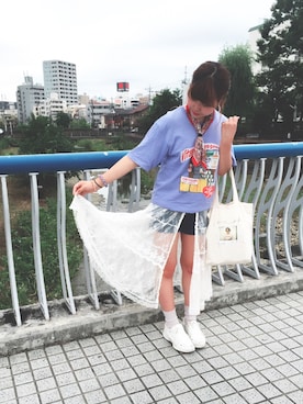 「Linetta」｜nakamura  shiorlさん（レディース・157cm）の夏コーディネート