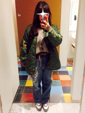 もえさん（レディース・156cm）の冬コーディネート