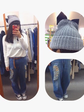 もえさん（レディース・156cm）の冬コーディネート