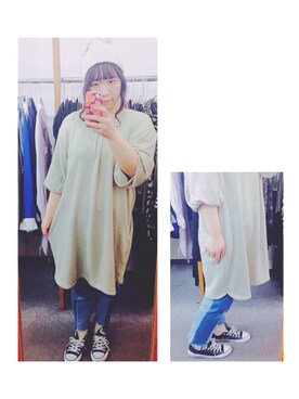 もえさん（レディース・156cm）の春コーディネート