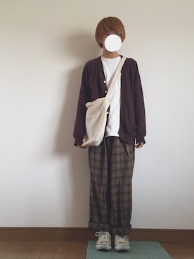 「POOL（プール）のアイテム」を使った、鈴木さん（メンズ・162cm）の春コーディネート