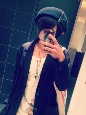 「HARE（ハレ）のアイテム（Overcoat、ブラック系）」を使った、まさん（メンズ・167cm）の秋コーディネート