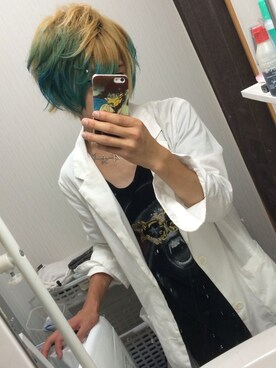 「HARE（ハレ）のアイテム（Overcoat、ホワイト系）」を使った、まさん（メンズ・167cm）の秋コーディネート