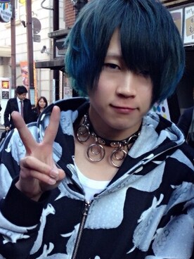 「ミリオンダラーオーケストラのアイテム（Other outerwear、ブラック系）」を使った、まさん（メンズ・167cm）の秋コーディネート