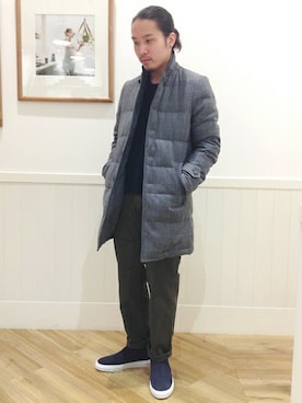 「シップスデイズ」｜田村さん（メンズ・168cm）の冬コーディネート