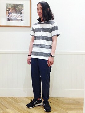 「シップスデイズ」｜田村さん（メンズ・168cm）の夏コーディネート