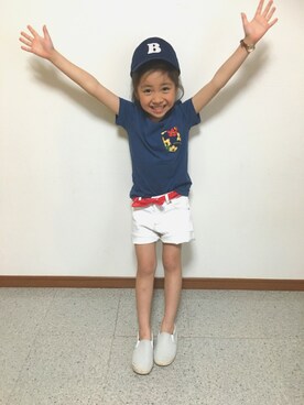 mimamoさん（キッズ・110cm）の春コーディネート
