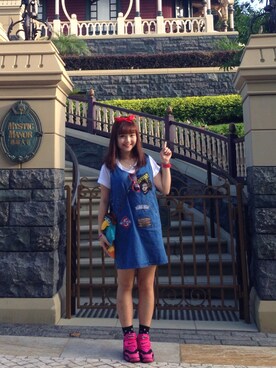 「PULL&BEAR（プルアンドベア）のアイテム（レッグウェア）」を使った、sugarLHTさん（レディース・157cm）の夏コーディネート