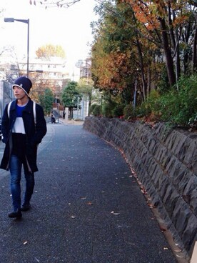 「Ralph Lauren」｜「アイテム（デニムジャケット）」を使った、小林 健さん（メンズ・167cm）の春コーディネート