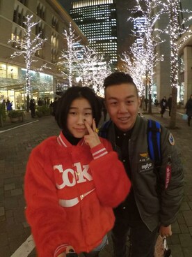 「JOYRICH（ジョイリッチ）のアイテム（その他アウター）」を使った、Juice Leeさん（メンズ・171cm）の冬コーディネート
