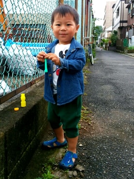 Marie Kamiyaさん(キッズ・90cm)の春コーディネート