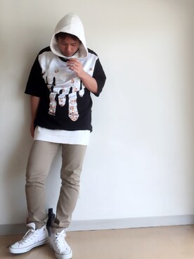 ぷーりょ。[美容学生]さんのコーディネート