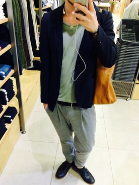 UENO YU→TAさん（メンズ・174cm）の春コーディネート