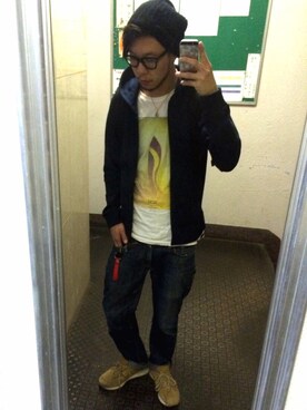 UENO YU→TAさん(メンズ・174cm)の春コーディネート