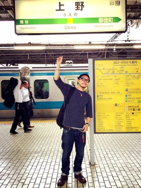 「ユナイテッドアローズ」｜「アイテム（ニットキャップ/ビーニー）」を使った、UENO YU→TAさん（メンズ・174cm）の夏コーディネート