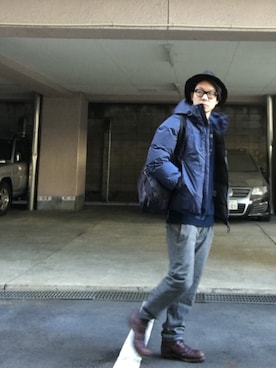 UENO YU→TAさん（メンズ・174cm）の冬コーディネート