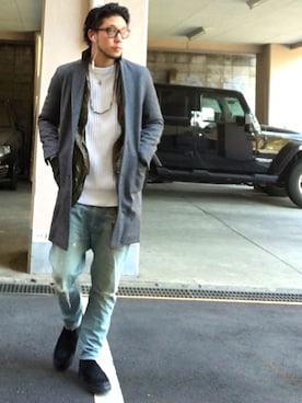 UENO YU→TAさん(メンズ・174cm)の春コーディネート