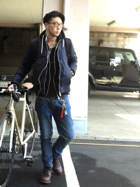 UENO YU→TAさん（メンズ・174cm）の春コーディネート