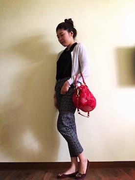 「Theme （テーマ）のアイテム」を使った、RachelLeeさん（レディース・167cm）の冬コーディネート