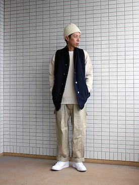 「theSakaki」｜「アイテム（ジャケット/アウター）」を使った、ロイド・エフダブリューさん（メンズ・168cm）の秋コーディネート