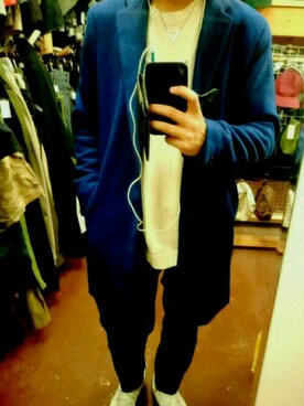 「Cuirs（キュイー）のアイテム（アクセサリー）」を使った、そまさん（メンズ・171cm）の秋コーディネート