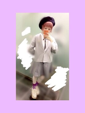 「SET UP」｜「アイテム（その他シューズ）」を使った、hana○さん（レディース・153cm）の秋コーディネート