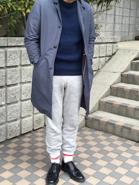 「nonnative（ノンネイティブ）のアイテム（レッグウェア）」を使った、iwaさん（メンズ・172cm）の冬コーディネート