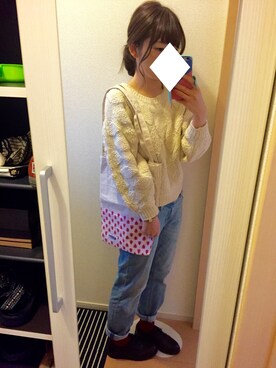 「BEAMS（ビームス）のアイテム（その他シューズ）」を使った、omotiさん（レディース・151cm）の秋コーディネート