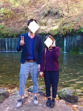 「BEAMS（ビームス）のアイテム（その他シューズ）」を使った、omotiさん（レディース・151cm）の秋コーディネート