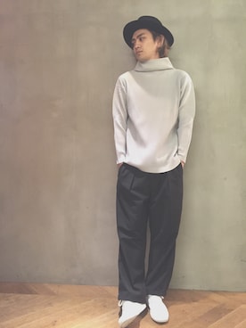 masataka satoさんの（ISSEY MIYAKE | イッセイミヤケ）を使ったコーディネート